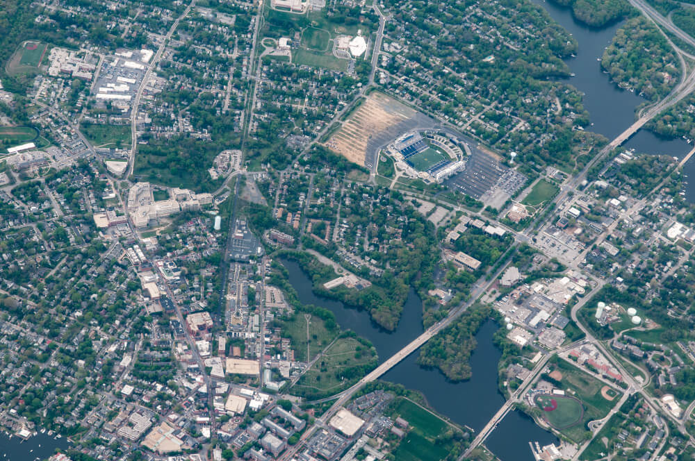 areal view map